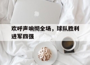 欢呼声响彻全场，球队胜利进军四强的简单介绍